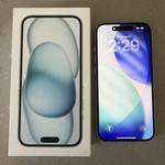 Good Apple iPhone 15 - Unlocked, 128 GB, Blue, A2846