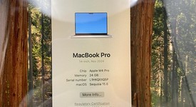 Mint
													MacBook Pro 2024 - 14" - Apple M4 Pro 14-core, Silver, 1 TB, 24 GB, photo 4 of 14