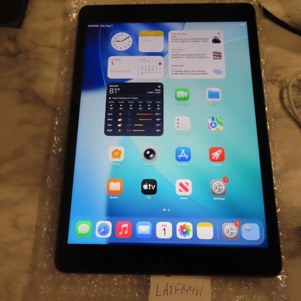 Apple iPad (9th Gen) - Unlocked, 64 GB, Gray, A2603