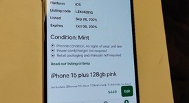 Mint
													Apple iPhone 15 Plus - T-Mobile, Pink, 128 GB, A2847, photo 1 of 13