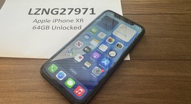 Good
													Apple iPhone Xr - Unlocked, Black, 64 GB, A1984, photo 1 of 5