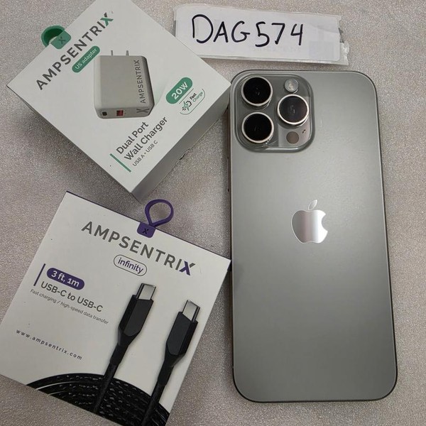 Apple iPhone 16 Pro Max - Unlocked, 256 GB, Natural, A3084