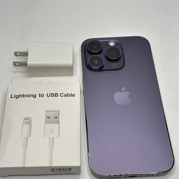 Apple iPhone 14 Pro - Unlocked, 128 GB, Purple, A2650