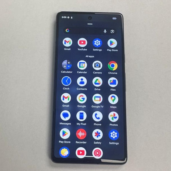 Google Pixel 7 - Unlocked, 128 GB, Obsidian, 8 GB, GVU6C, Sub-6 5G