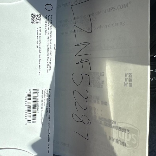 Apple Watch Series 11 46mm - Space Gray, A3333 - GPS, Aluminum