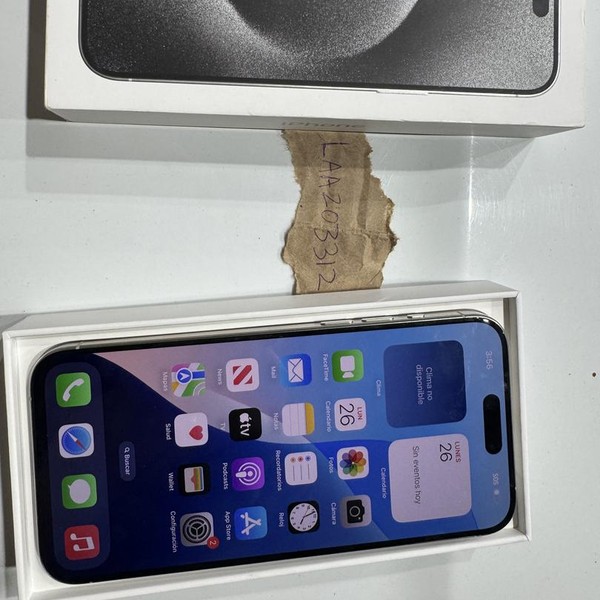 Apple iPhone 15 Pro Max - Unlocked, White, 256 GB, A2849