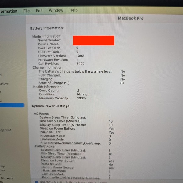 MacBook Pro 2022 - 13 inch - 1 TB, Silver, 24 GB, Apple M2