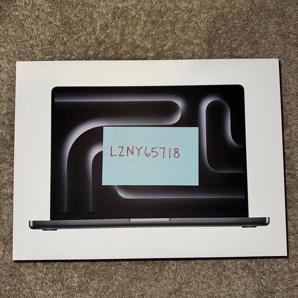 MacBook Pro 2024 - 14 inch - Apple M4, Space Black, 512 GB, 16 GB