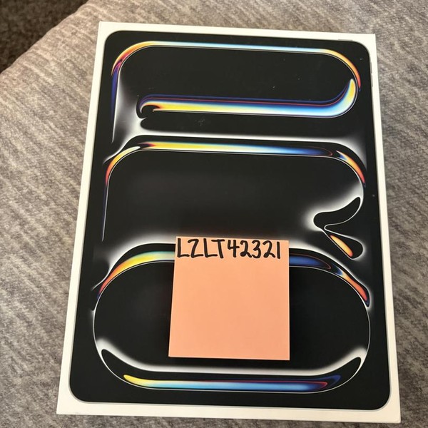 Apple iPad Pro 13 inch (M4) 2024 - Wi-Fi, 2 TB, Black, 16 GB, A2925, Standard Glass