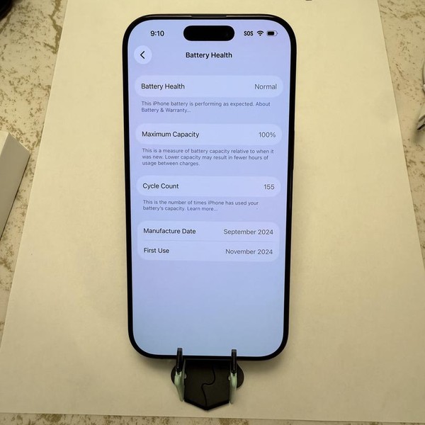 Apple iPhone 16 Pro - Verizon, 256 GB, Black, A3083