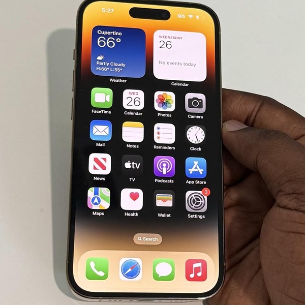 Apple iPhone 14 Pro - Unlocked, 256 GB, Gold, A2650