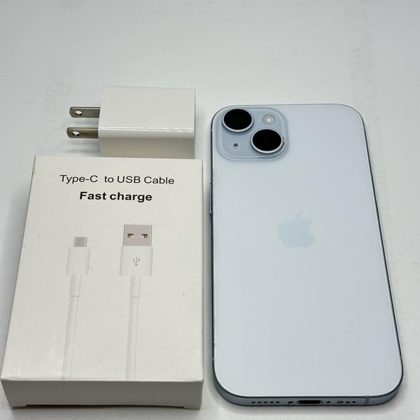 Apple iPhone 15 - Unlocked, 256 GB, Blue, A2846