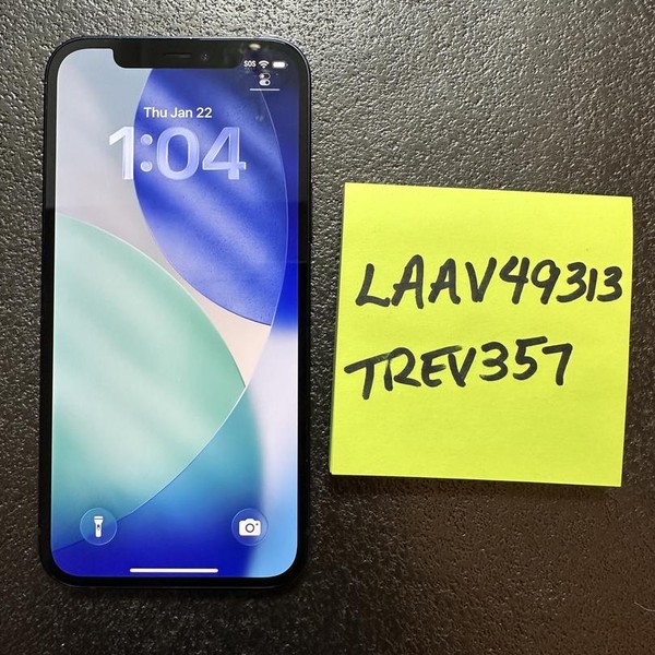 Apple iPhone 12 - AT&T, 128 GB, Black, A2172