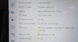 Mint
													Microsoft Surface Laptop 4 - I7, Black, 1 TB, 32 GB, 13.5", photo 4 of 15