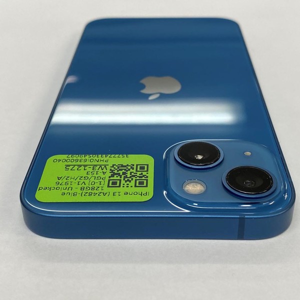 Apple iPhone 13 - Unlocked, 128 GB, Blue, A2482
