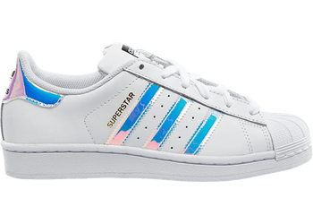 adidas Superstar White Iridescent (Youth) for sale