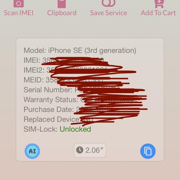 Apple iPhone SE 3rd Gen 2022 - Unlocked, 64 GB, Midnight, A2595