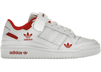 adidas Forum Low Cloud White Red for sale