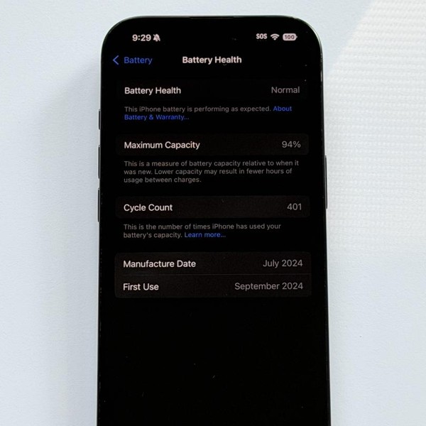 Apple iPhone 16 Pro - Unlocked, 256 GB, Black, A3083