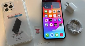 Mint
													Apple iPhone 13 Pro Max - Unlocked, Sierra Blue, 128 GB, A2484, photo 1 of 12