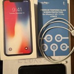 Good Apple iPhone X - Unlocked, Silver, 256 GB, A1901, GSM