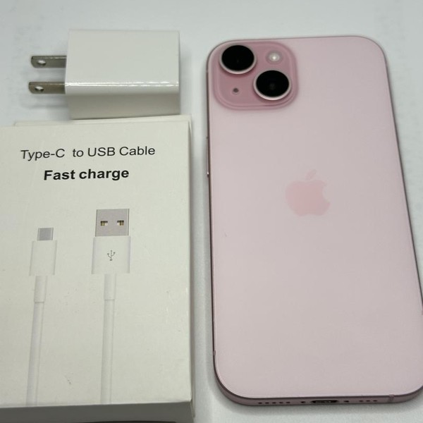 Apple iPhone 15 - Unlocked, 256 GB, Pink, A2846