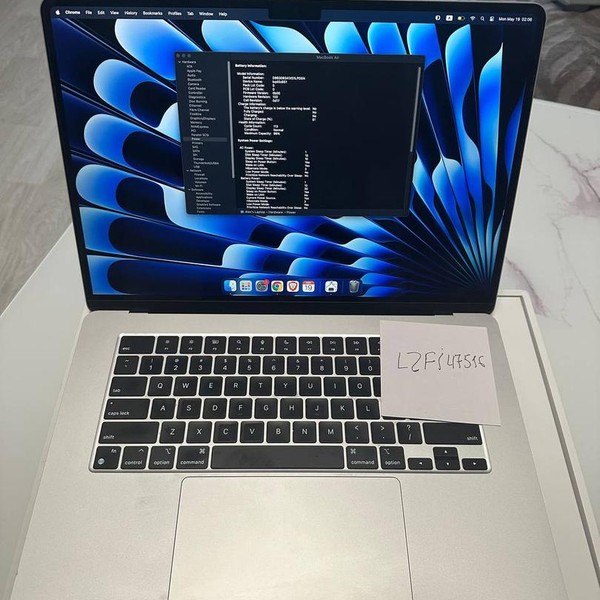 MacBook Air 2023 (M2) - 15 inch - 512 GB, Starlight, 8 GB, Apple M2