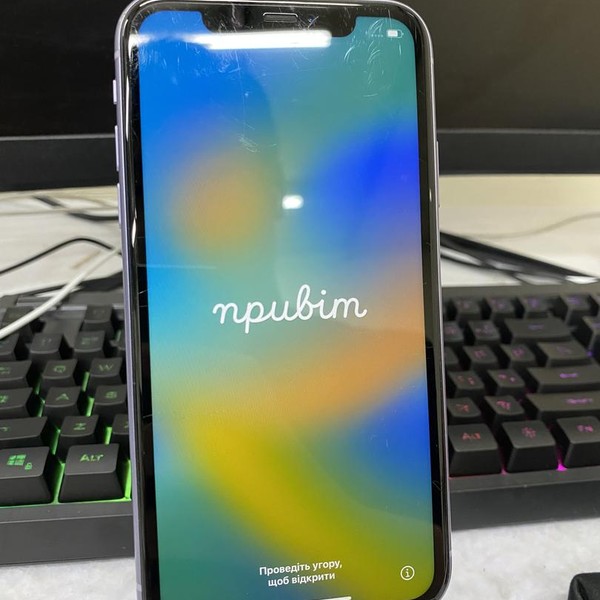 Apple iPhone 11 - Unlocked, 128 GB, Purple, A2111