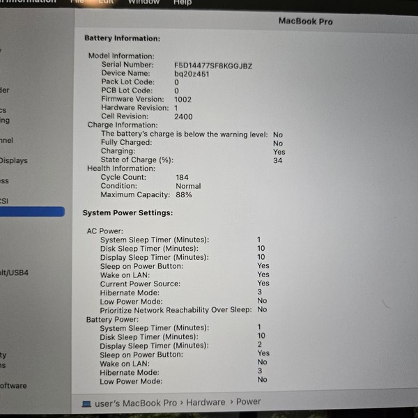 MacBook Pro 2020 - 13 inch - 512 GB, Gray, 16 GB, Apple M1