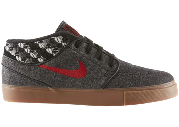 Nike SB Stefan Janoski Mid Warmth Black Red for sale