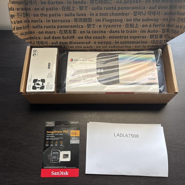 Steam Deck OLED - 512 GB, Black, 16 GB, AMD