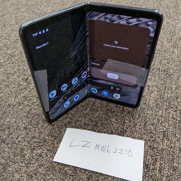 Google Pixel Fold - T-Mobile, 256 GB, Obsidian, 12 GB, G9FPL