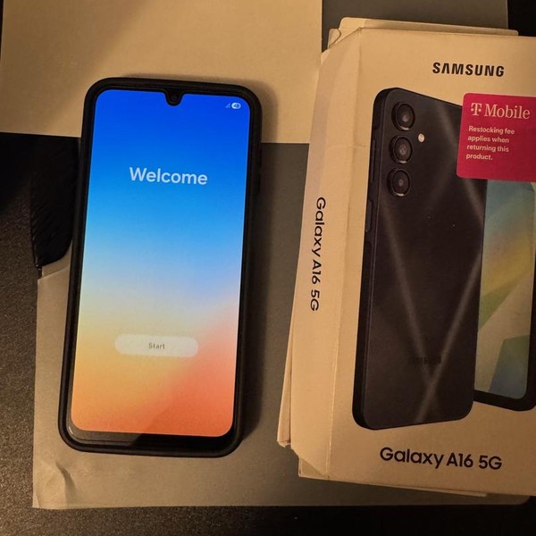Samsung Galaxy A16 5G - T-Mobile, Blueblack, 128 GB, 4 GB