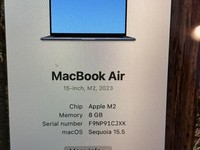 MacBook Air 2023 - 15"