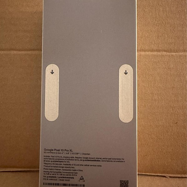 Google Pixel 10 Pro XL - Unlocked, 512 GB, Obsidian, GUL82