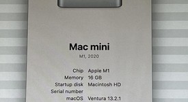 Good
													Mac mini 2020 - Apple M1, Silver, 1 TB, 16 GB, photo 1 of 14