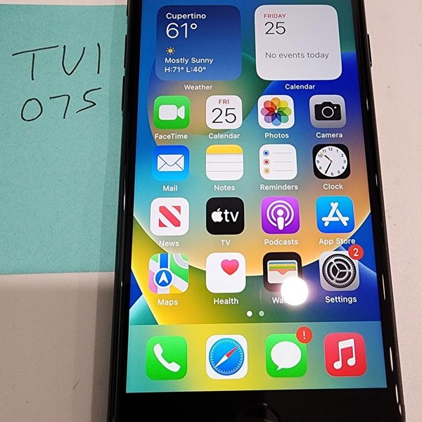 Apple iPhone SE 3rd Gen 2022 - Unlocked, 64 GB, Midnight, A2595