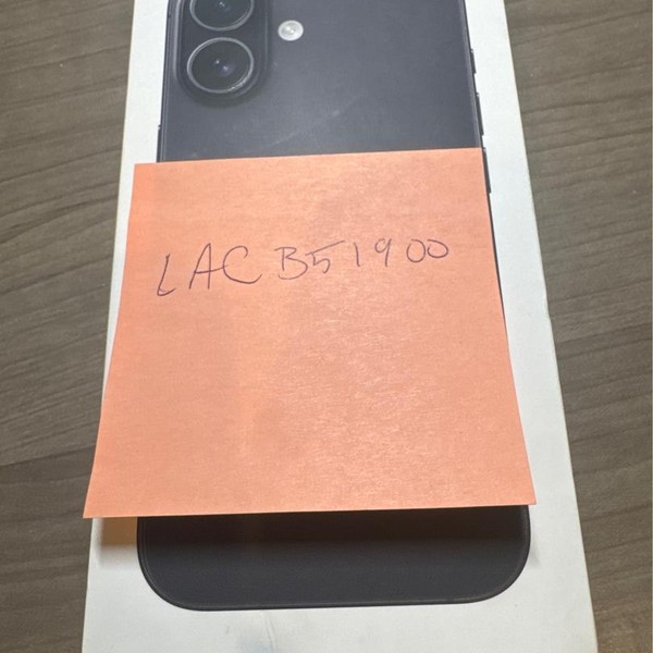 Apple iPhone 16 - Unlocked, 128 GB, Black, A3081