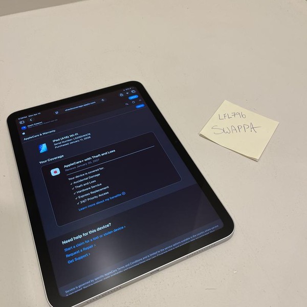 Apple iPad 11th Gen - Wi-Fi, 256 GB, Silver, A3354