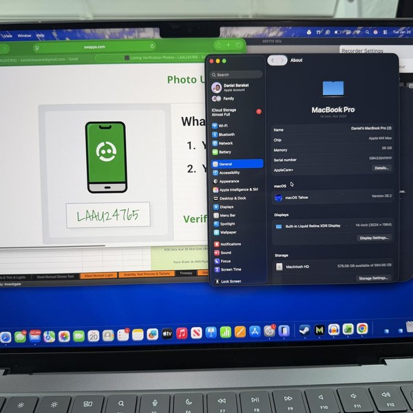 MacBook Pro 2024 - 14 inch - Apple M4 Max 14-core, Space Black, 1 TB, 36 GB