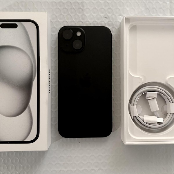 Apple iPhone 15 - Unlocked, 256 GB, Black, A2846