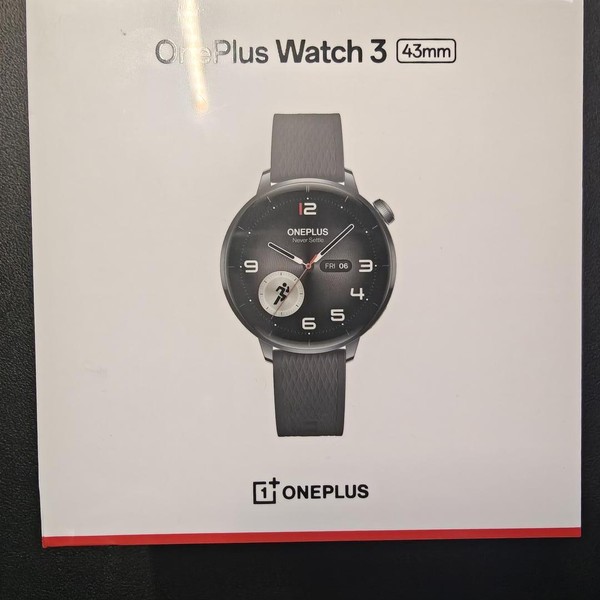 OnePlus Watch 3 - Black Steel, 43mm