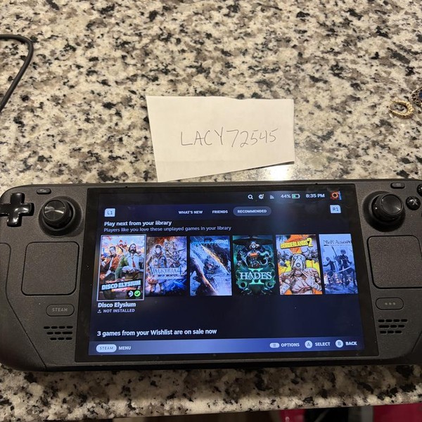 Steam Deck OLED - 512 GB, Black, 16 GB, AMD