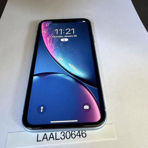 Apple iPhone Xr - Unlocked, 128 GB, Blue, A1984