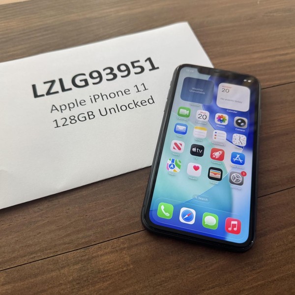 Apple iPhone 11 - Unlocked, 128 GB, Black, A2111