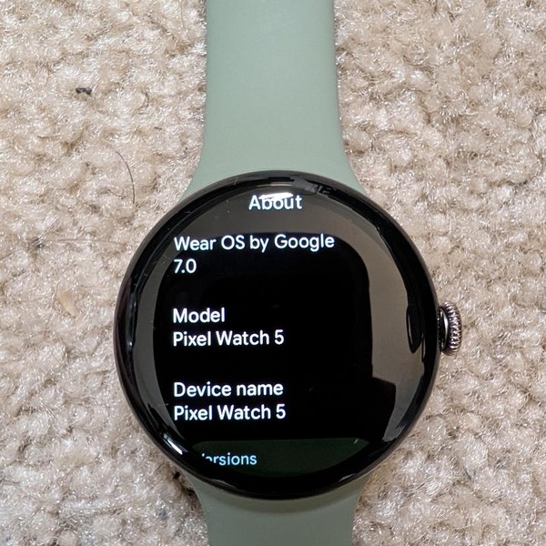 Google Pixel Watch 5 - Google Fi, Satin Pyrite Aluminum, 41mm, LTE