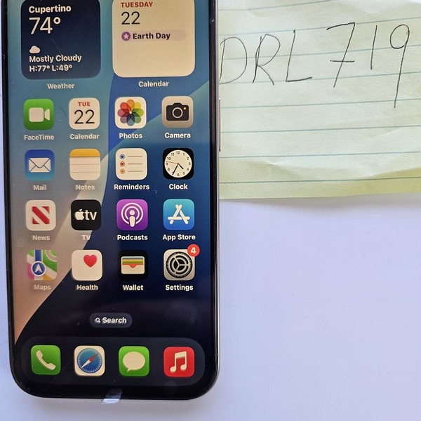 Apple iPhone 15 Pro - Unlocked, 128 GB, White, A2848