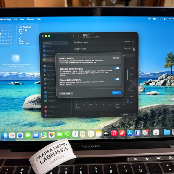 MacBook Pro 2020 - 13 inch - 512 GB, Gray, 16 GB, Intel Core i5