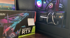 Used
													Gigabyte GeForce RTX 3070 Ti - GV-N307TAORUS M-8GD, Aorus Master, photo 1 of 7