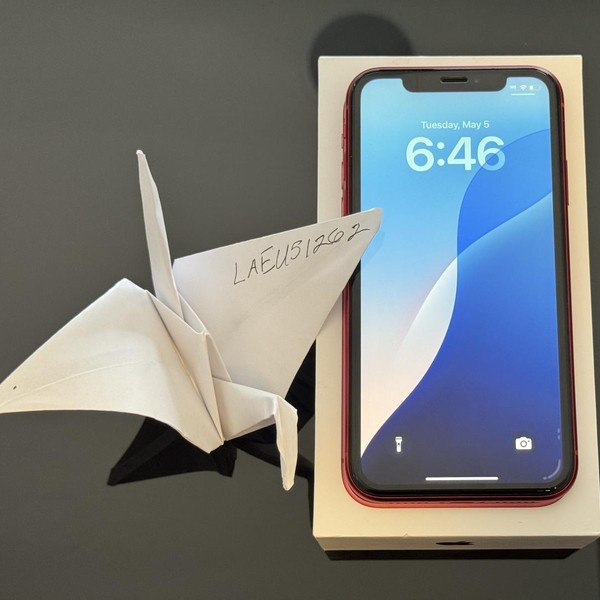 Apple iPhone Xr - Unlocked, 128 GB, Red, A1984